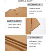 imageCOOFANDY Mens Henley Shirts Short Sleeve Casual Button Down Shirts Lightweight Summer Basic TeeCamel