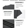 imageCOOFANDY Mens Henley Shirts Short Sleeve Casual Button Down Shirts Lightweight Summer Basic TeeDark Grey
