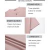 imageCOOFANDY Mens Henley Shirts Short Sleeve Casual Button Down Shirts Lightweight Summer Basic TeePink