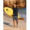 imageCOOFANDY Mens Sun Protection Shirts Long Sleeve Rash Guard Swim TShirts Lightweight Quick Dry Fishing ShirtsBlack