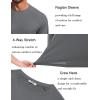imageCOOFANDY Mens Sun Protection Shirts Long Sleeve Rash Guard Swim TShirts Lightweight Quick Dry Fishing ShirtsDark Grey