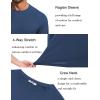 imageCOOFANDY Mens Sun Protection Shirts Long Sleeve Rash Guard Swim TShirts Lightweight Quick Dry Fishing ShirtsNavy