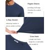imageCOOFANDY Mens Sun Protection Shirts Long Sleeve Rash Guard Swim TShirts Lightweight Quick Dry Fishing ShirtsNavy Blue