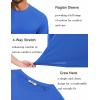 imageCOOFANDY Mens Sun Protection Shirts Long Sleeve Rash Guard Swim TShirts Lightweight Quick Dry Fishing ShirtsRoyal Blue