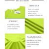 imageCOOFANDY Mens Swim Shirt Short Sleeve UPF 50 Sun Protection Shirt Rah Guard Athletic Quick Dry T ShirtsLime Green