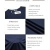 imageCOOFANDY Mens Swim Shirt Short Sleeve UPF 50 Sun Protection Shirt Rah Guard Athletic Quick Dry T ShirtsMightnight Blue