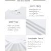 imageCOOFANDY Mens Swim Shirt Short Sleeve UPF 50 Sun Protection Shirt Rah Guard Athletic Quick Dry T ShirtsWhite