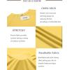 imageCOOFANDY Mens Swim Shirt Short Sleeve UPF 50 Sun Protection Shirt Rah Guard Athletic Quick Dry T ShirtsYellow