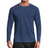 imageCOOFANDY Mens Sun Protection Shirts Long Sleeve Rash Guard Swim TShirts Lightweight Quick Dry Fishing ShirtsNavy