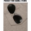imageCOOFANDY Mens Casual Henley Shirts Short Sleeve Pocket TShirts Lightweight Button Henley Pullover Basic TeesDark Khaki