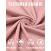 imageCOOFANDY Mens Casual Henley Shirts Short Sleeve Pocket TShirts Lightweight Button Henley Pullover Basic TeesPink