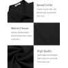 imageCOOFANDY Mens Dress Shirts Short Sleeve Regular Fit Lightweight Untucked Button Down ShirtBlack