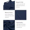 imageCOOFANDY Mens Dress Shirts Short Sleeve Regular Fit Lightweight Untucked Button Down ShirtBlue Violet