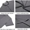 imageCOOFANDY Mens Henley Shirt Short Sleeve Casual Summer Beach Hippie TShirts Lightweight Vacation TopsDark Grey