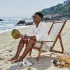 imageCOOFANDY Mens Casual Henley Shirts Long Sleeve Band Collar Lightweight Beach Shirts Summer TShirtsAll White