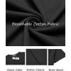 imageCOOFANDY Mens Casual Henley TShirts Summer Short Sleeve Cotton Shirts Basic Button Tee TopsBlack