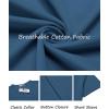 imageCOOFANDY Mens Casual Henley TShirts Summer Short Sleeve Cotton Shirts Basic Button Tee TopsDark Blue