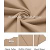 imageCOOFANDY Mens Casual Henley TShirts Summer Short Sleeve Cotton Shirts Basic Button Tee TopsSesame