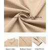 imageCOOFANDY Mens Henley Shirt Long Sleeve Lightweight Casual TShirt Summer Beach Hippie Tee ShirtKhaki