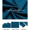 imageCOOFANDY Mens Henley Shirt Long Sleeve Lightweight Casual TShirt Summer Beach Hippie Tee ShirtMidnight Blue