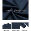 imageCOOFANDY Mens Henley Shirt Long Sleeve Lightweight Casual TShirt Summer Beach Hippie Tee ShirtNavy Blue