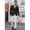 imageCOOFANDY Mens Blazer Business Suit Jacket Slim Fit Two Button Casual Sport CoatsBlack