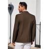 imageCOOFANDY Mens Blazer Business Suit Jacket Slim Fit Two Button Casual Sport CoatsBrown
