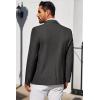 imageCOOFANDY Mens Blazer Business Suit Jacket Slim Fit Two Button Casual Sport CoatsDark Grey