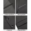 imageCOOFANDY Mens Blazer Business Suit Jacket Slim Fit Two Button Casual Sport CoatsDark Grey