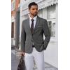 imageCOOFANDY Mens Blazer Business Suit Jacket Slim Fit Two Button Casual Sport CoatsGrey