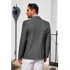 imageCOOFANDY Mens Blazer Business Suit Jacket Slim Fit Two Button Casual Sport CoatsGrey
