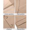 imageCOOFANDY Mens Blazer Business Suit Jacket Slim Fit Two Button Casual Sport CoatsKhaki