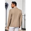 imageCOOFANDY Mens Blazer Business Suit Jacket Slim Fit Two Button Casual Sport CoatsKhaki