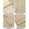 imageCOOFANDY Mens Blazer Business Suit Jacket Slim Fit Two Button Casual Sport CoatsLight Grey Khaki