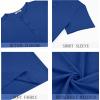 imageCOOFANDY Mens Henley Shirts Short Sleeve Casual Basic Henley Tee Summer Button Lightweight Stretch T ShirtsSky Blue