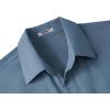 imageCOOFANDY Big ampamp Tall Dress Shirts for Men Short Sleeve Button Down Casual ShirtsGrey Blue