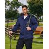 imageCOOFANDY Rain Jacket Men Waterproof Lightweight Packable Raincoat Hooded Windbreaker For Hiking Golf RunningRoyal Blue
