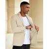 imageCOOFANDY Mens Casual Blazer Slim Fit Sport Coat Suit Jacket Lightweight Two Button Blazer JacketBeige