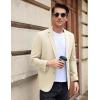 imageCOOFANDY Mens Casual Blazer Slim Fit Sport Coat Suit Jacket Lightweight Two Button Blazer JacketBeige