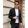 imageCOOFANDY Mens Casual Blazer Slim Fit Sport Coat Suit Jacket Lightweight Two Button Blazer JacketBlack