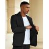 imageCOOFANDY Mens Casual Blazer Slim Fit Sport Coat Suit Jacket Lightweight Two Button Blazer JacketBlack
