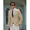 imageCOOFANDY Mens Casual Blazer Slim Fit Sport Coat Suit Jacket Lightweight Two Button Blazer JacketLight Khaki