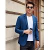 imageCOOFANDY Mens Casual Blazer Slim Fit Sport Coat Suit Jacket Lightweight Two Button Blazer JacketNavy Blue