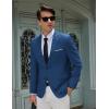 imageCOOFANDY Mens Casual Blazer Slim Fit Sport Coat Suit Jacket Lightweight Two Button Blazer JacketNavy Blue