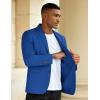 imageCOOFANDY Mens Casual Blazer Slim Fit Sport Coat Suit Jacket Lightweight Two Button Blazer JacketRoyal Blue