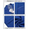imageCOOFANDY Mens Casual Blazer Slim Fit Sport Coat Suit Jacket Lightweight Two Button Blazer JacketRoyal Blue