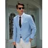 imageCOOFANDY Mens Casual Blazer Slim Fit Sport Coat Suit Jacket Lightweight Two Button Blazer JacketSky Blue
