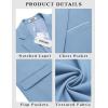 imageCOOFANDY Mens Casual Blazer Slim Fit Sport Coat Suit Jacket Lightweight Two Button Blazer JacketSky Blue