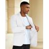 imageCOOFANDY Mens Casual Blazer Slim Fit Sport Coat Suit Jacket Lightweight Two Button Blazer JacketWhite