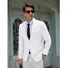 imageCOOFANDY Mens Casual Blazer Slim Fit Sport Coat Suit Jacket Lightweight Two Button Blazer JacketWhite